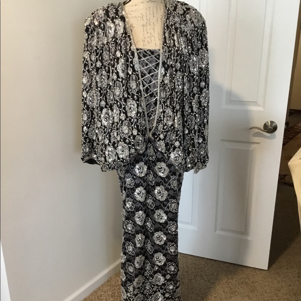 Neiman Marcus  Beaded long Dress